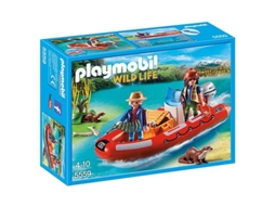 PLAYMOBIL Bote Insuflável Com Exploradores