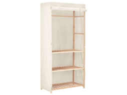 Vidaxl Roupeiro/guarda-roupa 3 Prateleiras 79x40x170 Cm