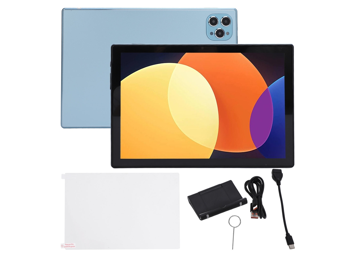 Tablet Android 14 de 10,1 polegadas com 4G LTE, 10 núcleos e dois slots para cartão Outros