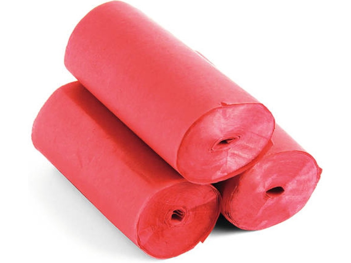 Serpentina TCM 10m x 5 cm, Vermelho, 10x