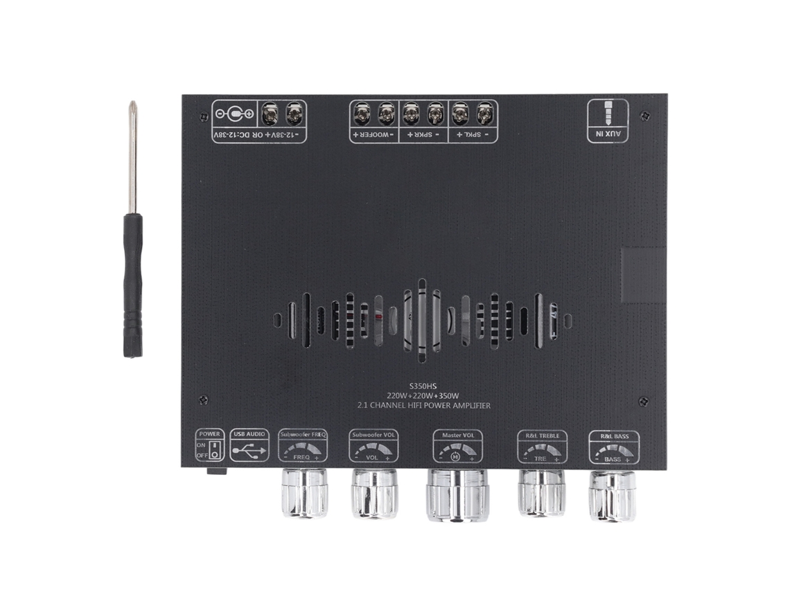 Placa Amplificadora Bt 5.1 Estéreo 2.1 Canais 350w