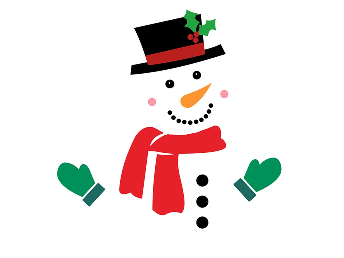 Magnésios de frigorífico de Natal, boneco de neve waterproof com autocolantes decorativos LAXISCREED