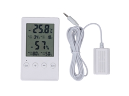 Monitor Digital De Humedad E Temperatura Com Sonda Para Casa