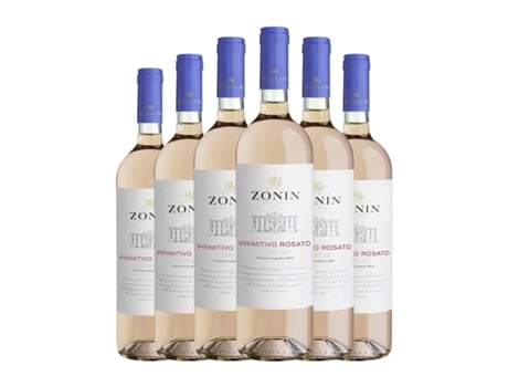 Vinho rosé ZONIN Classici Rosato Primitivo Puglia (0.75 L - 6 Unidades)