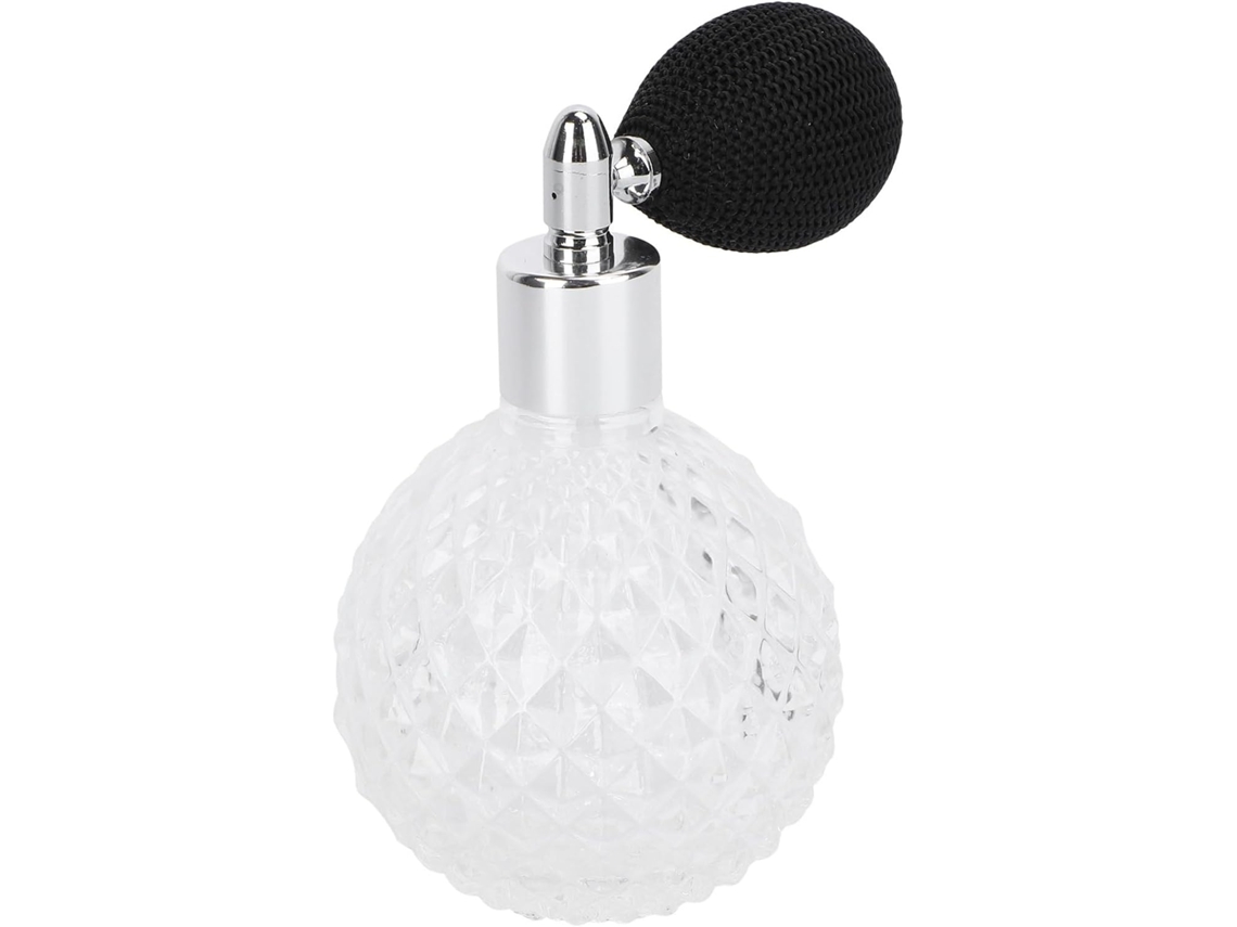 Frasco De Perfume Vintage De Vidro Recarregável De 100ml, Portátil, Com Design Delicado E Elegante.
