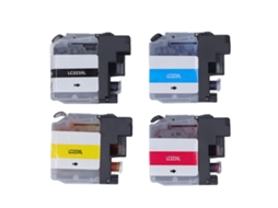 4pcs Cartucho De Tinta Para Impressora Bk C M Y Lc223xl Colorido Descartável