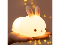 Luz Noturna Infantil, Luminria De Coelho Fofa, Luz Noturna De 7 Cores Para Quarto De Beb, Decorao Fofa E Kawaii Para Quarto De Aquaforge