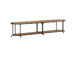 Tv Cabinet, Tv Cabinets Vidaxl Marrom Madeira De Acácia (200 X 42 X 40 Cm)