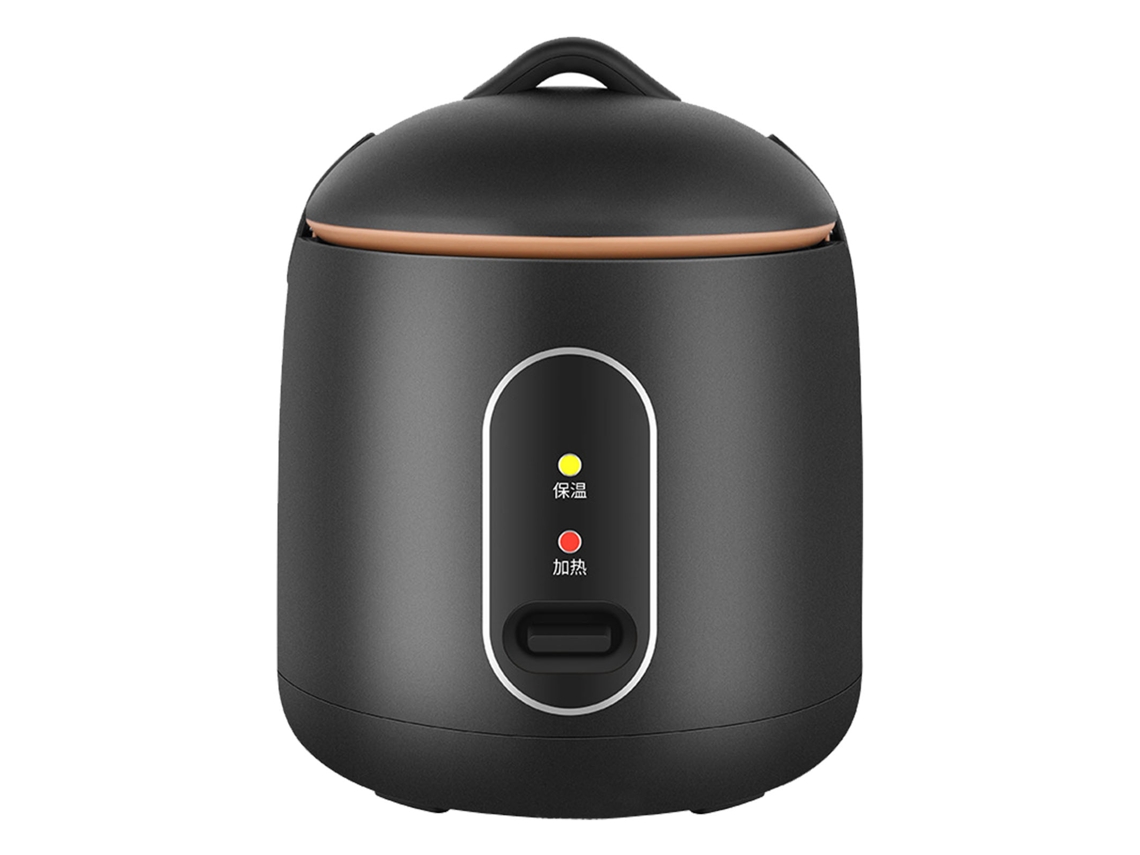 Panela de arroz mini 1.2l, multifuncional, 200w, portátil, antiaderente, para viagem e casa | S/MARCA
