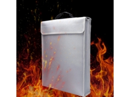 Bolsa À Prova de Fogo Portátil para Documentos Bolsa Segura para Escritório Doméstico 400X300X65Mm