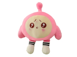 Boneca Pelúcia Fofa Macia 40cm Rosa Presente Ideal