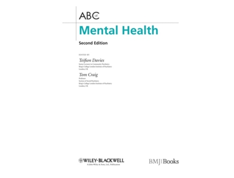Livro ABC of Mental Health de Teifion Davies (Inglês)