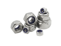 Porca Sextavada De Travamento M2 5 M3 M4 M5 M6 M8 M10 M12 M14 M16 M18 M20 M22 Com Inserto Aço Inoxidável 304 20 Peças