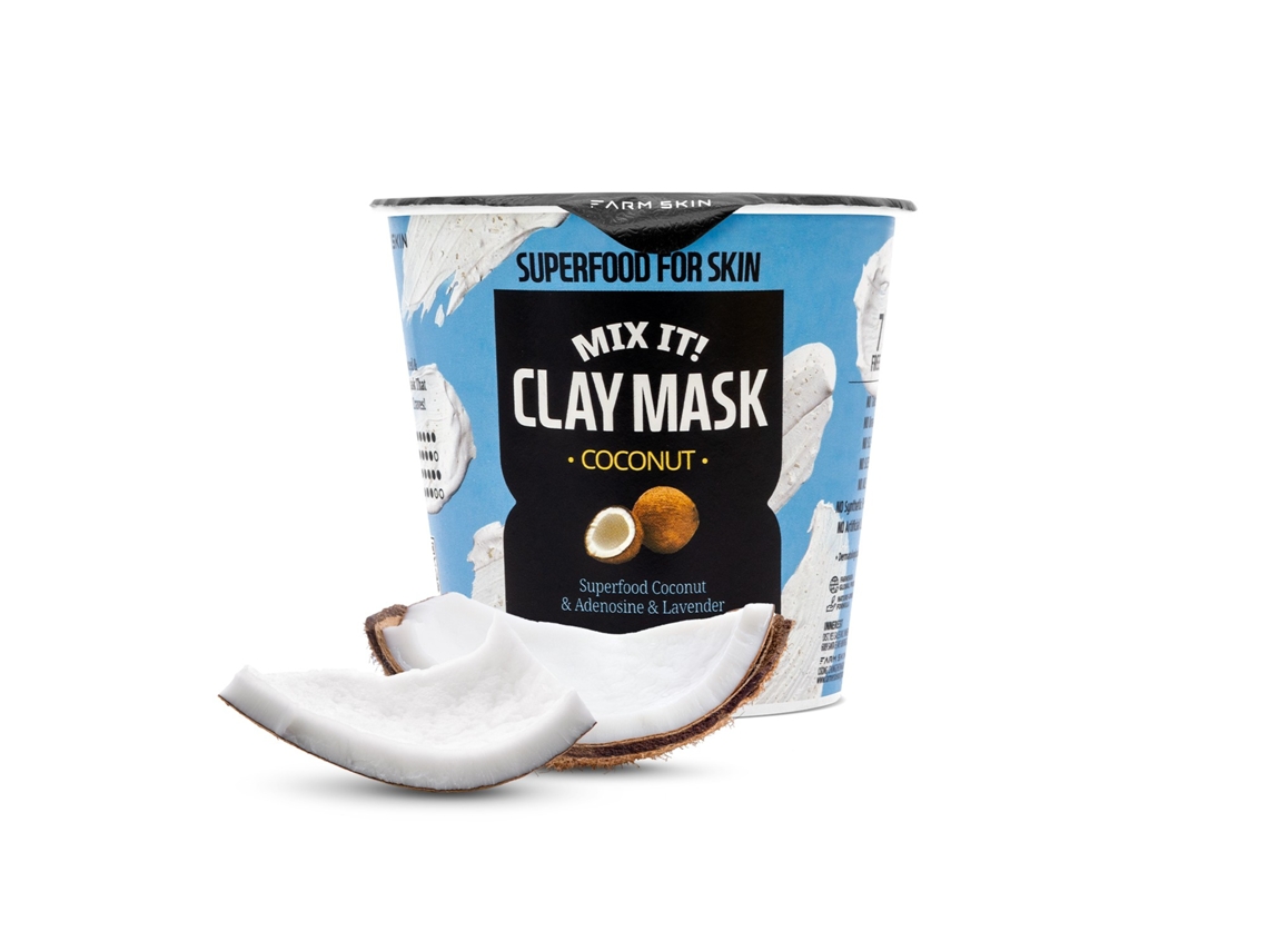 Máscara Facial de Barro de Coco Superfood
