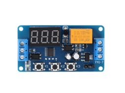 Módulo de Relé de Temporizador de Atraso Digital Automático com Interruptor Led para 3v/3.7v/4.5v/5v/6v