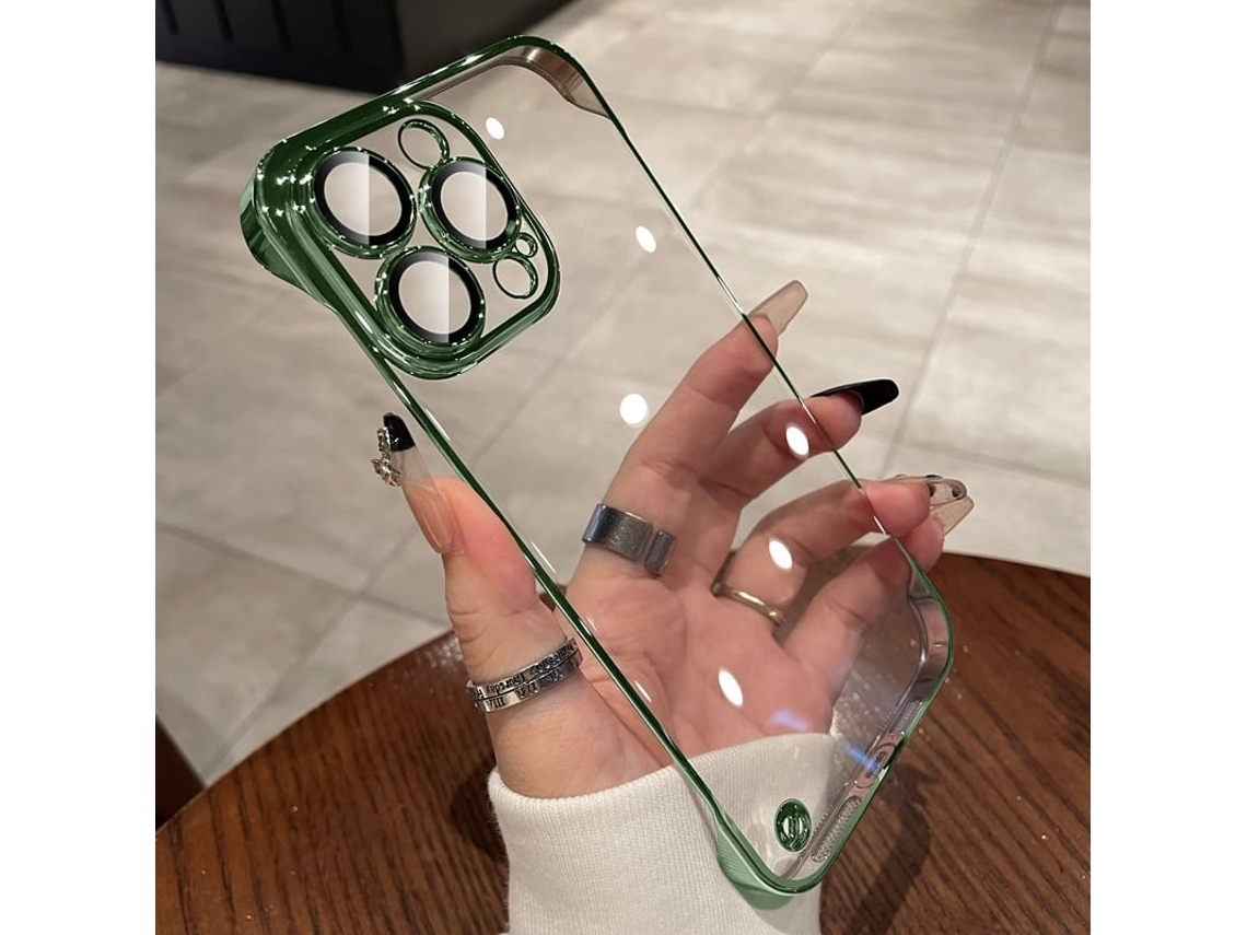Capa Para Iphone 16 Da Apple, Sem Moldura E Com Acabamento Eletrogalvanizado, Resistente A Quedas E Poeira.