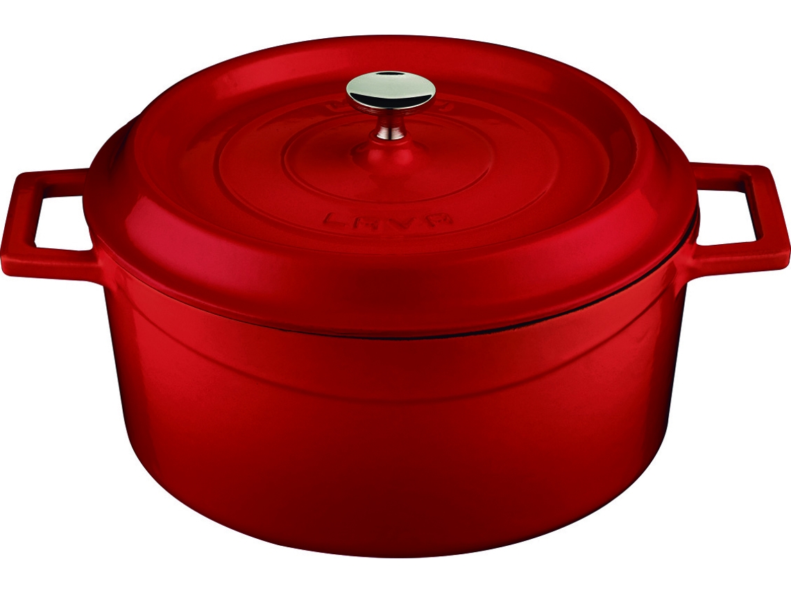 Caçarola Redonda LAVA Vermelho 28cm