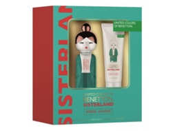 Conjunto de Perfume BENETTON Sisterland Green Jasmine 2 Pcs