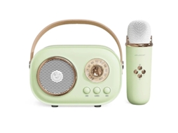 Mini Máquina De Karaokê Máquina De Karaokê Para Crianças E Adultos Karaokê Com Microfone Alto Falante Bluetooth Portátil Para Uso Em Yizhood
