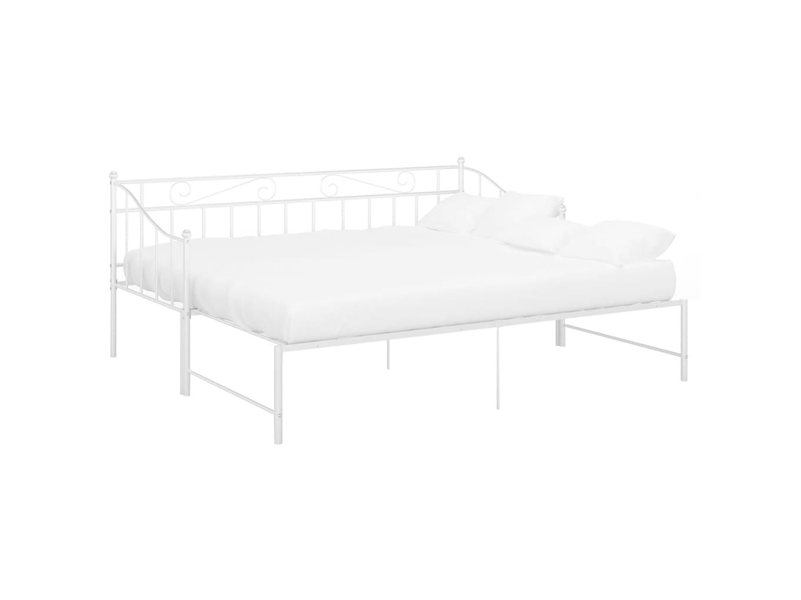 Sofa Bed Frame, Sofa Bed Frames Vidaxl Branco Metal (n/a)