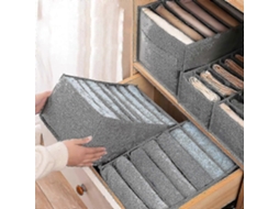 Conjunto De 3 Peças Zk 3 Caixa Organizadora Para Sutiãs E Roupas Íntimas, Com Divisórias Para Roupas E Compartimentos Para Jeans Hengjian
