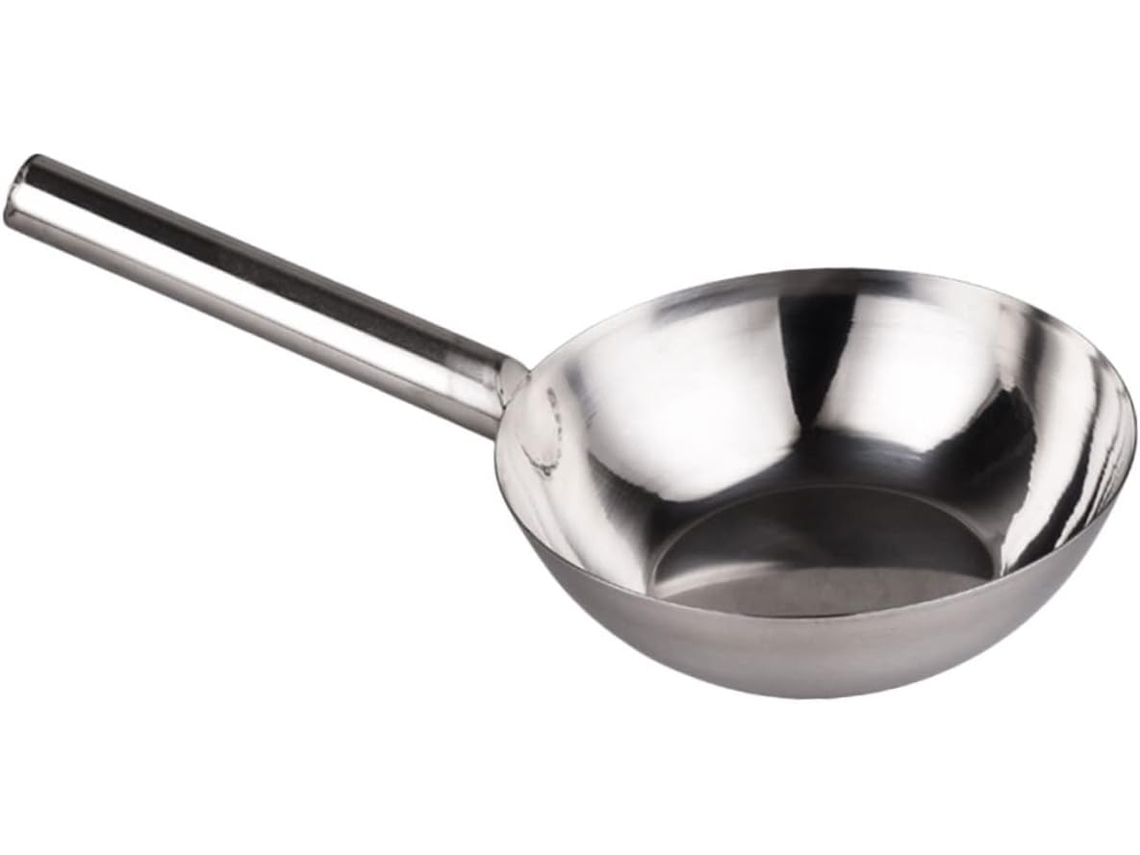 Concha de Aço Inoxidável com Cabo. Cozinha Robusta para Lavar Água e Vegetais. Durável Feita CHABERLU