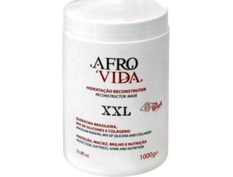 Máscara para o Cabelo AFRO VIDA queratina brasileira XXL