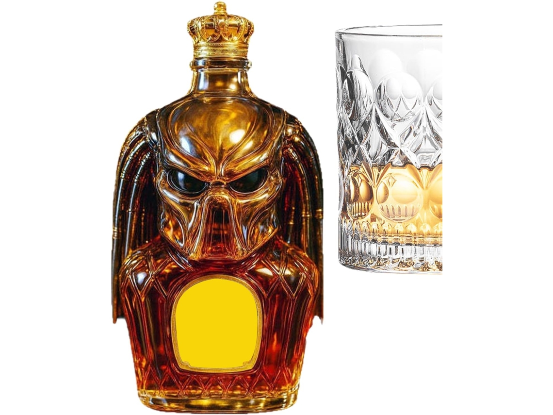 Decantador De Uísque, Decantador De Vidro De 300 Ml Para Bourbon | Tampa Hermética, Recipiente Vazio Gokoco