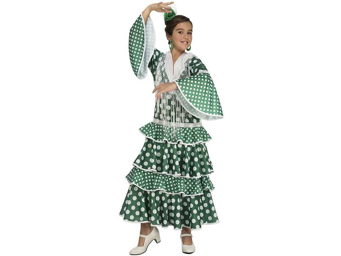 Fato de Menina VIVING Flamenca Giralda (Tam: 7-9 anos)