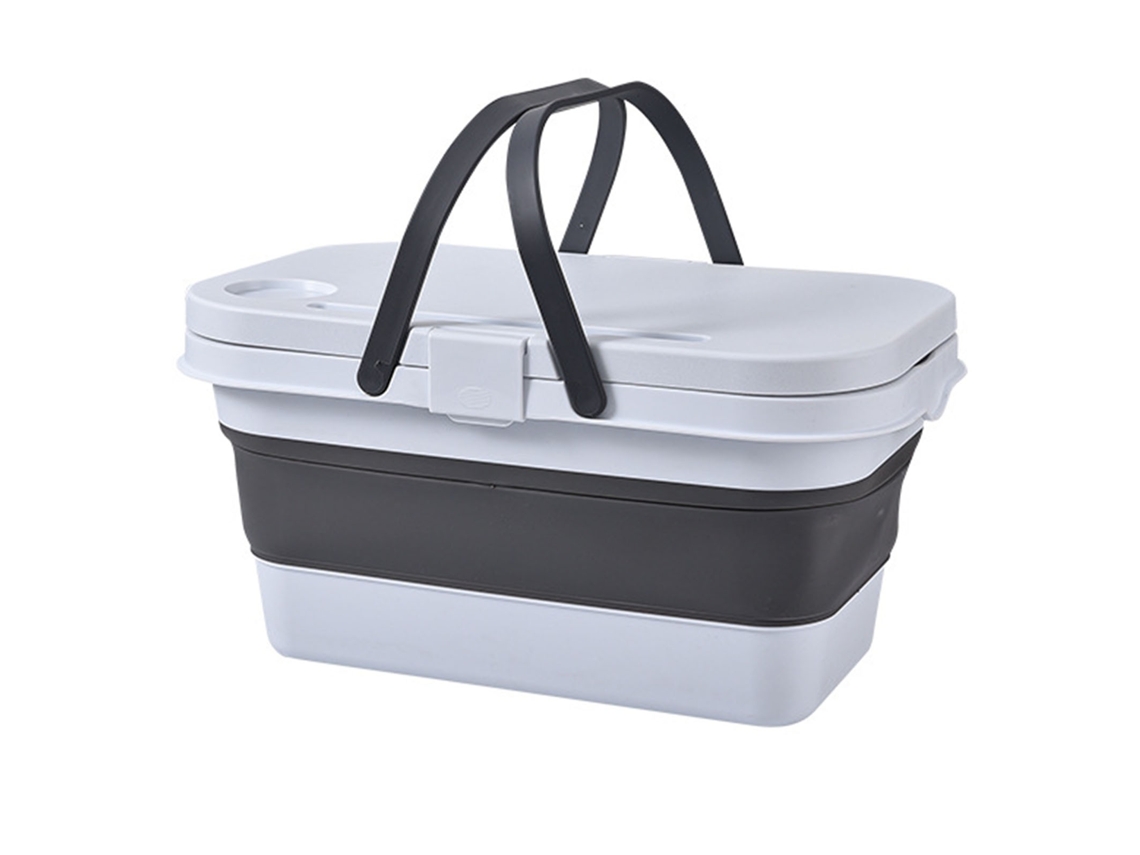 Cesta de camping dobrável multifuncional portátil com mesa para piquenique camping hiking outdoor S/MARCA