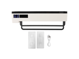 Suporte para Escova de Dentes Desinfetante UVC 2 em 1 Carregamento Solar Tela Digital Parede