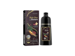 Shampoo Castanho Natural Com Ginseng E Ganoderma Para Cabelos Mais Espessos, Escuros E Volumosos