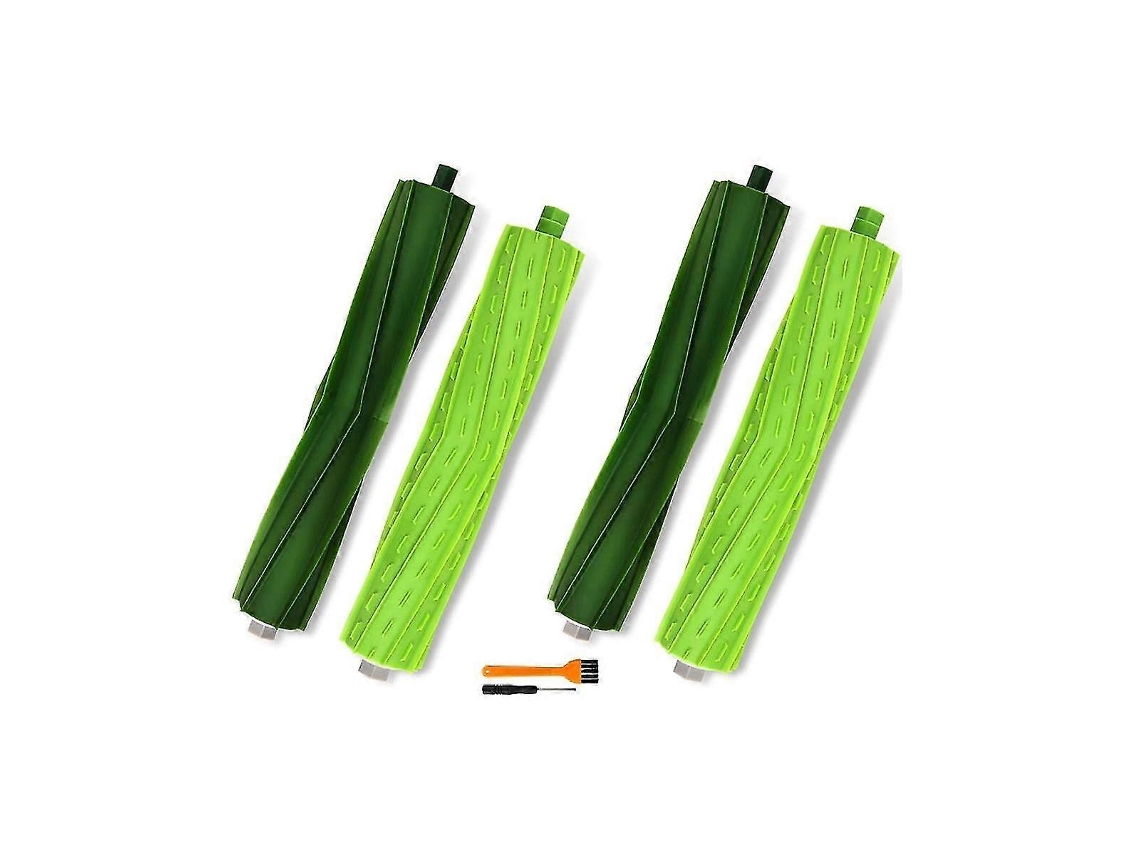 2set Replacement For I7 I7+ I3 I3+i4 I6 I6+i8 I8+/plus E5 E6 E7 I, E J Series Rubber Roller Brushes_glo