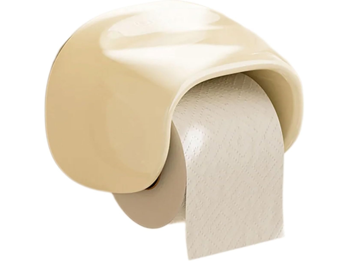 Suporte Minimalista Para Lenços De Papel Com Fixação Adesiva E Prateleira Prática Resistente À Água, Ideal Para Itens
