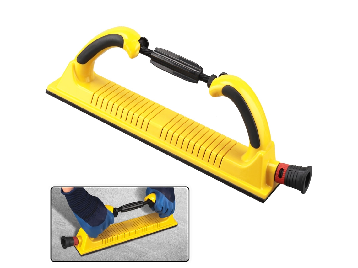 Ferramenta De Lixamento Manual Multifuncional, Grade De 70 Mm, Bloco De Lixa Flexível Ajustável Com Alça Zeuxo