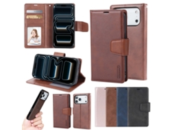 Capa De Couro 2 Em 1 Compatível Com Iphone 17 Pro Max