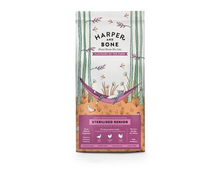 Ração para Gato HARPER & BONE Cat Senior Sterilised Flavours Of The Farm (5 kg)