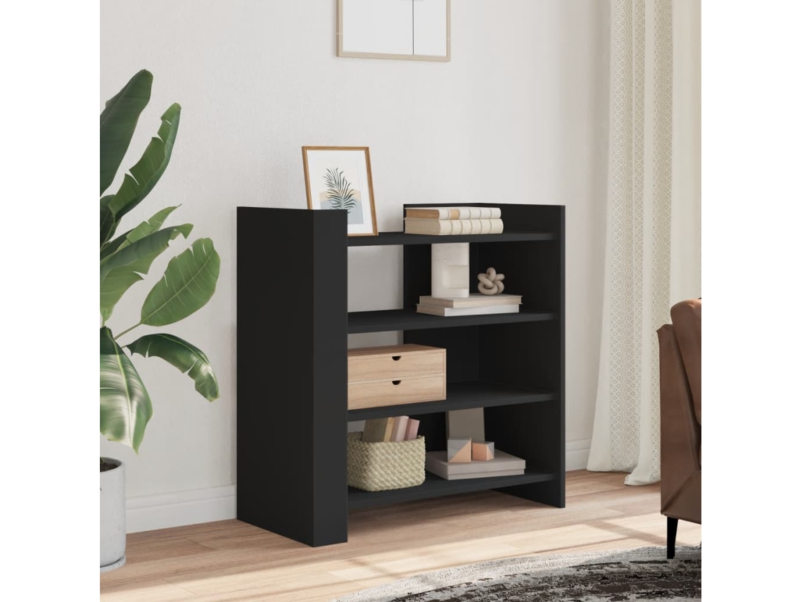 Aparador 73,5x35x75 cm Derivados de Madera Negra