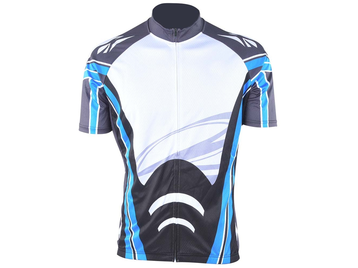 Camisa de Ciclismo Masculina de Manga Curta com Absorção de Suor M S/MARCA