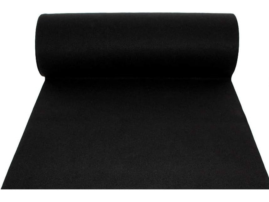 Guia De Passagem De Carpete Para Ambientes Internos E Externos Preto H 1 X 30 M Divina Home