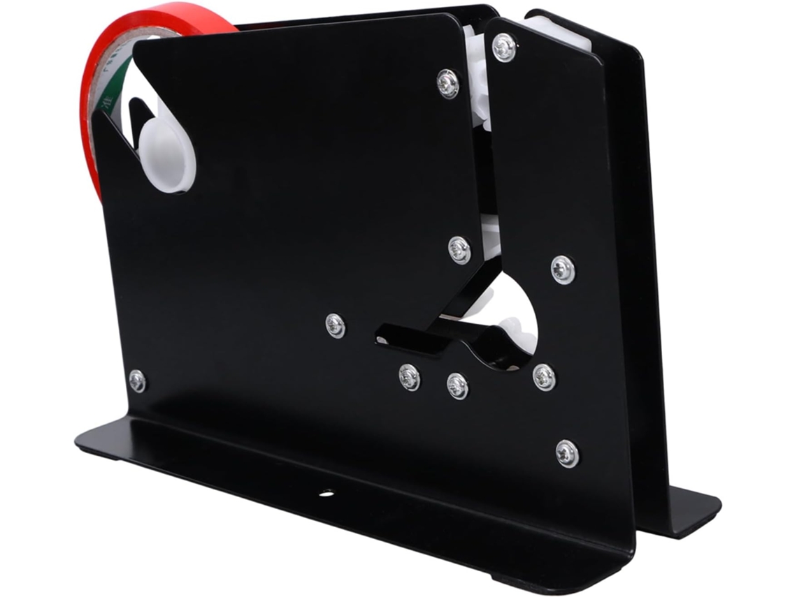 Dispensador de adesivo Quick Cut para metal e plástico com folha de aço inoxidável. Inclui 6 rolos de 12 mm de espessura.