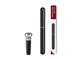 Abridor de vinho pneumático vermelho em formato de caneta com bomba Ar Primorada-aquaforge