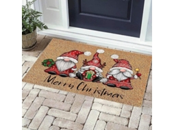 Tapete de Natal decorativo antiderrapante lavável para banheiro | S/MARCA