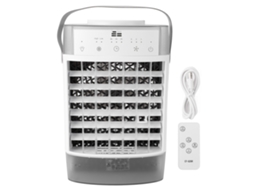 Laxiscreed Ventilador Cool Para Desktop Com Bateria Integrada, Cor Cinza
