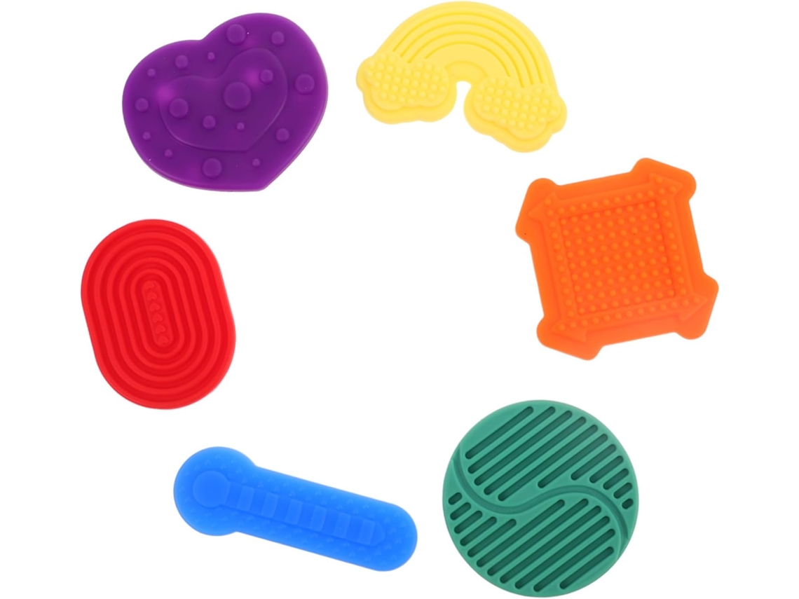 Conjunto De 6 Pedras Sensoriais Antiestresse Para Acalmar O Corpo, Laptops E Outros Dispositivos. Gokoco