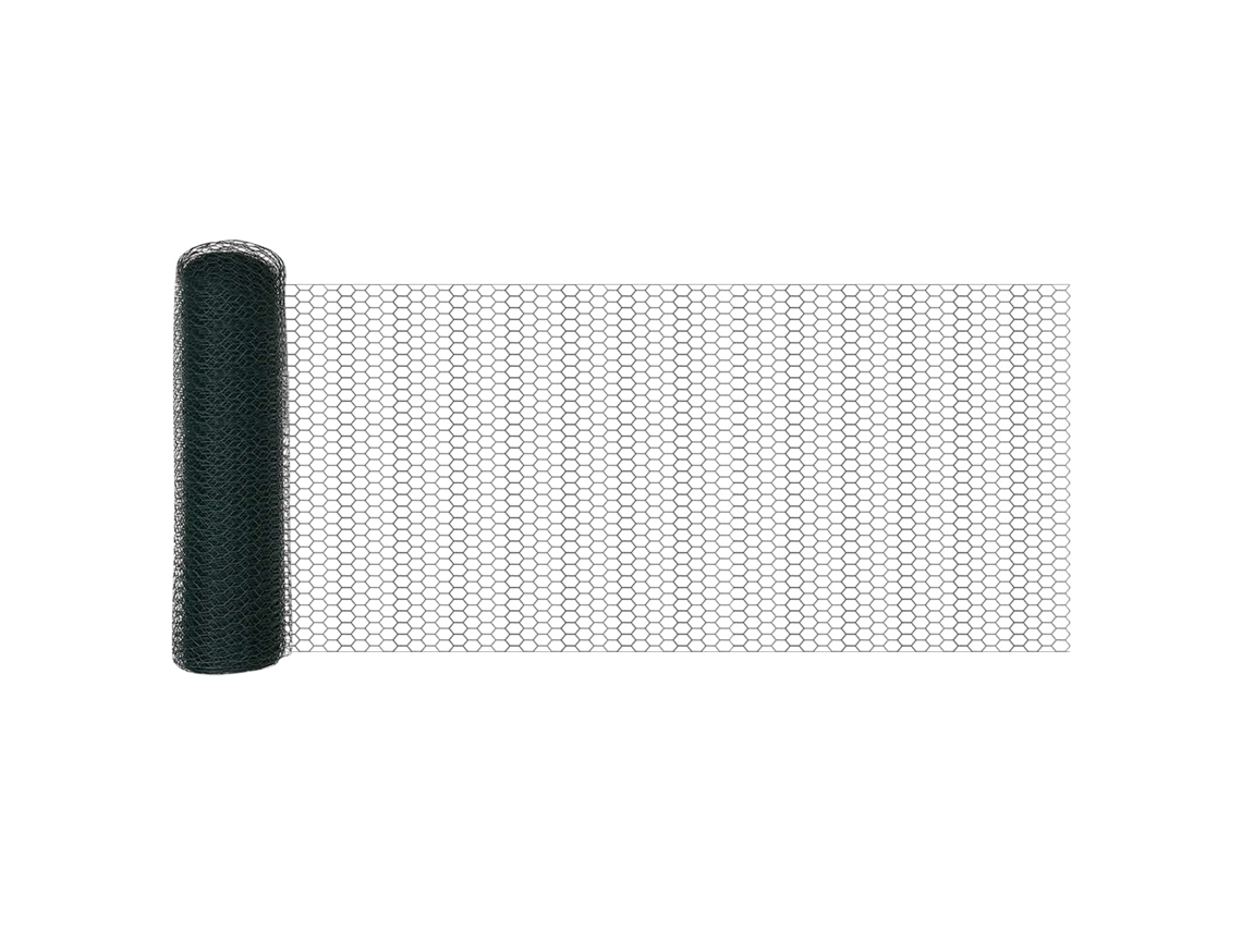 Cerca Hexagonal Verde 0,5 X 10 M Pvc