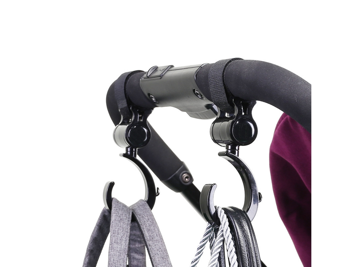 Gancho para Carrinho de Bebê para Bolsas e Sacolas, 2 Peças AQUAFORGE