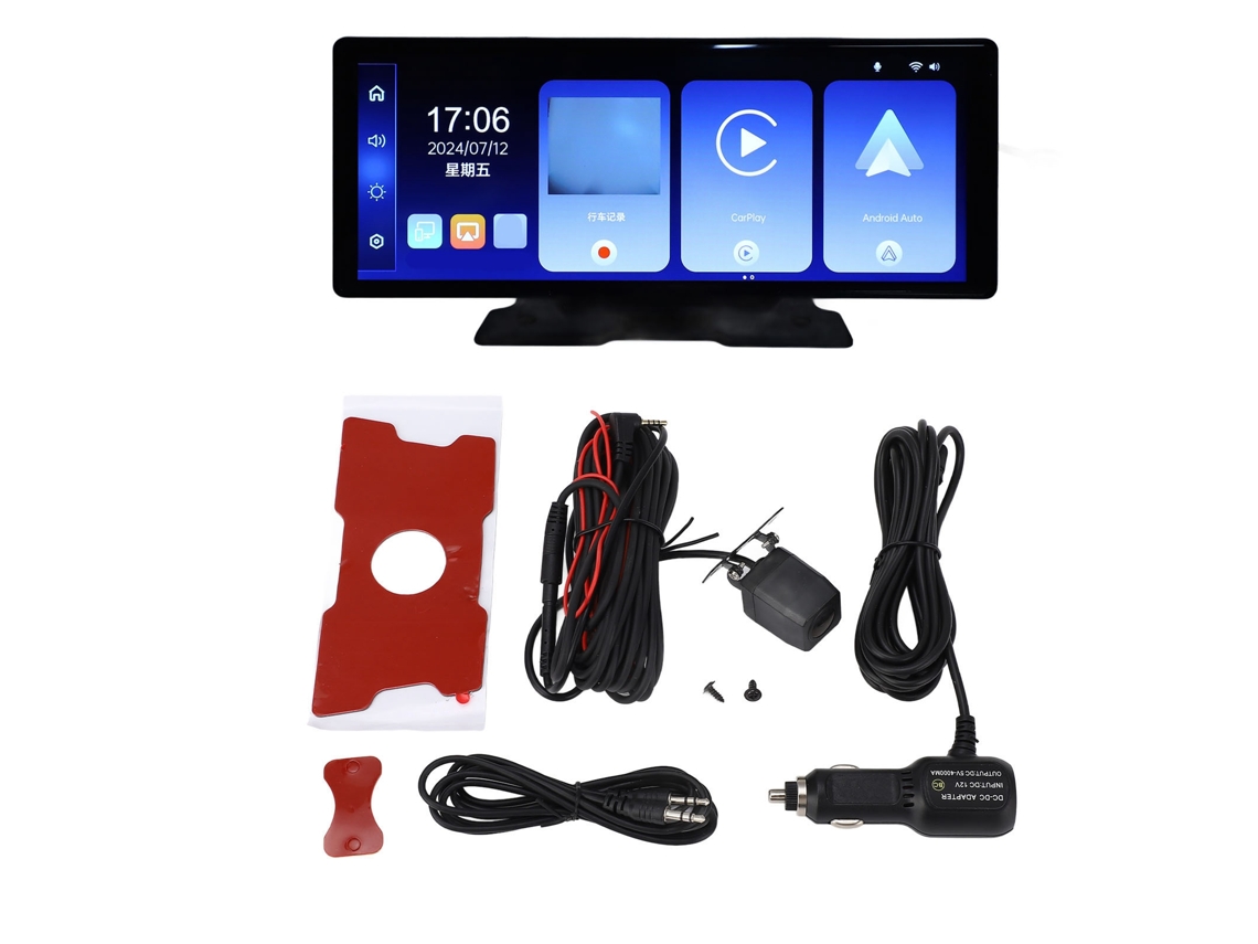 Estéreo Carro 10.26" Touch Com Câmera 4k Carplay Android Auto