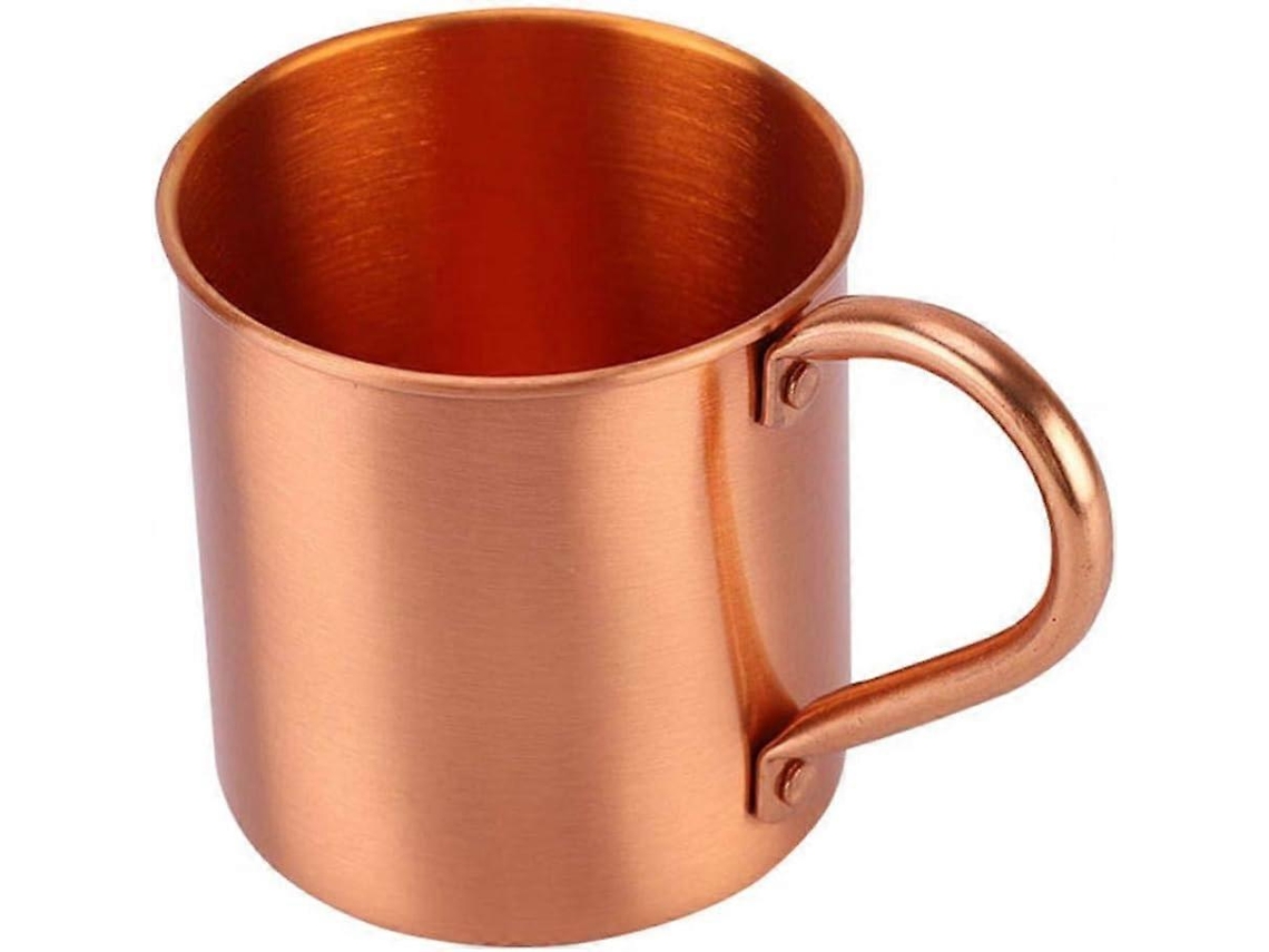 Taza de Cobre Puro 450ml para Moscow Mule, Copa de Cóctel Clásica Y Elegante para Bebidas Frías En Restaurantes Y Bares 1 Unidad