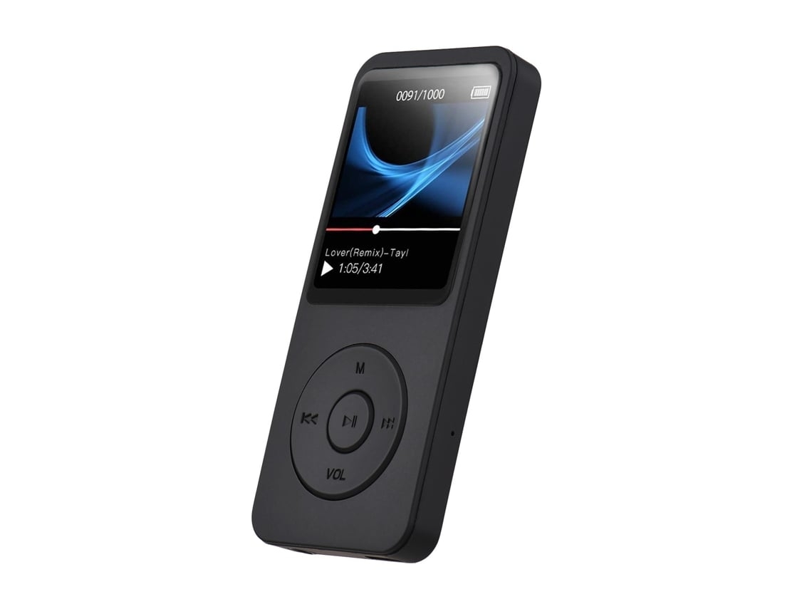 Leitor de Musica HALINUIA Compativel com MP3 MP4 (Ecra LCD 1.77 pol - Suporte TF - Visualizador de Fotos)